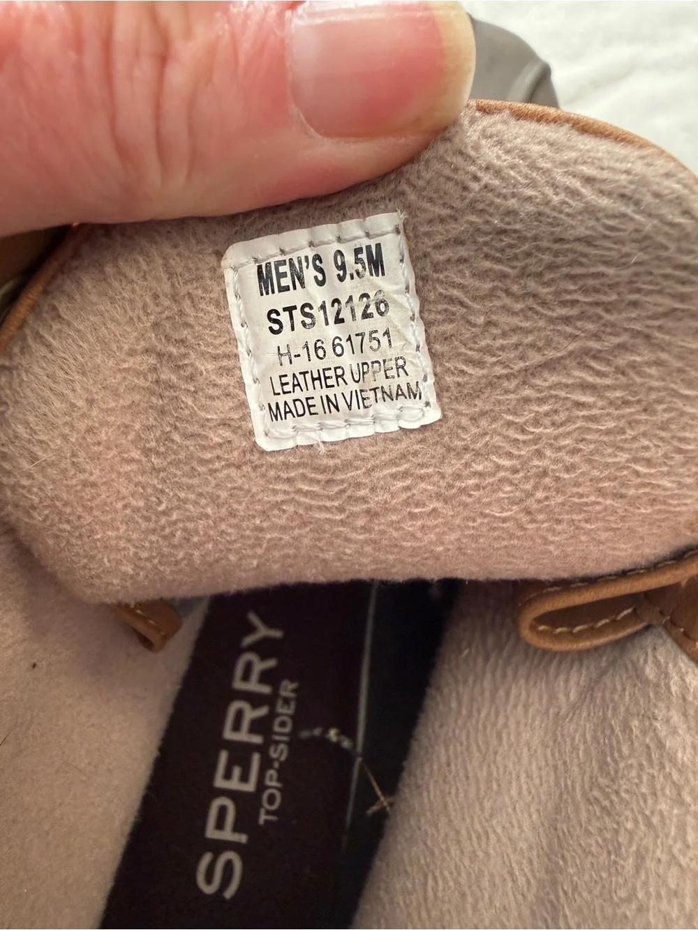 Sperry Men's Avenue Duck Boots Tan Brown Waterproof Size 9.5M STS12126